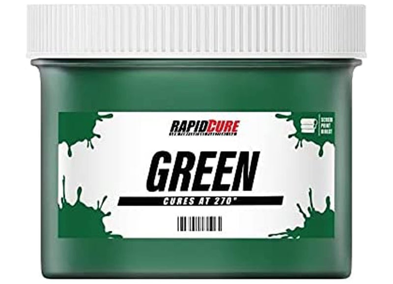 Screen Print Direct Rapid CureÂ® Screen Printing Ink Green (8oz.) - Plastisol Ink for Screen Printing, Fast Curing Fabric Paint - Screen Print DirectÂ®, USA Made - Image 1